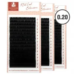 Acelashes® 0.20 Wholesale Lashes Trays Super Flat Lash Extension Manufacturer WFL020