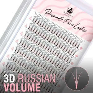 Premium Premade Volume Fans 3D Pre Fanned Russian Volume Lashes