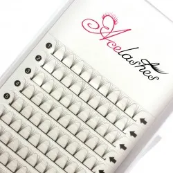 Quality 6D premade russia volume lashes D Curl 9mm