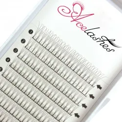 Quality wholesale pre made fan volume lashes C curl 14mm