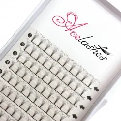 Wholesale 6D premade fan lashes D Curl 11mm